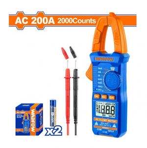 Kìm đo AC kỹ thuật số 200A-2000 số đếm Wadfow WDM6501