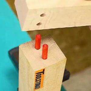 Cách lấy dấu chốt gỗ bằng băng dính cực nhanh