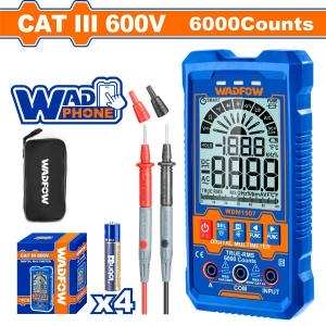 Đồng hồ vạn năng kỹ thuật số 600V-6000 số đếm Wadfow WDM1507