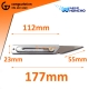Stainless Craft knife A2 Honcho L4503 Taiwan