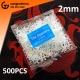Gói 500 ke dấu cộng lát gạch được chế tạo từ nhựa trắng 2mm.