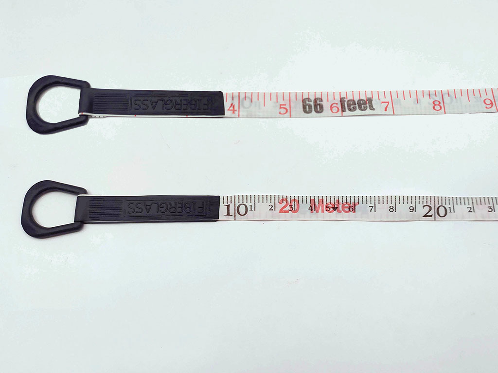 Thước dây đo 2 hệ inch và mét