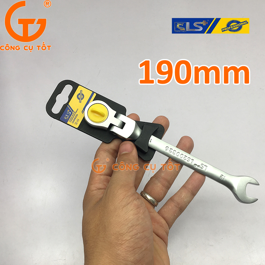 Cờ lê vòng miệng lắc léo 13mm LS200326 dễ dàng cầm nắm và sử dụng