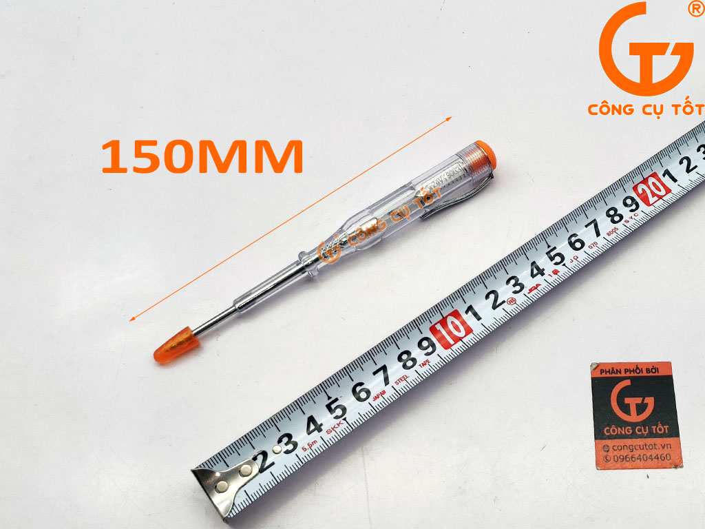 Kích thước của bút thử điện Asaki AK-9063