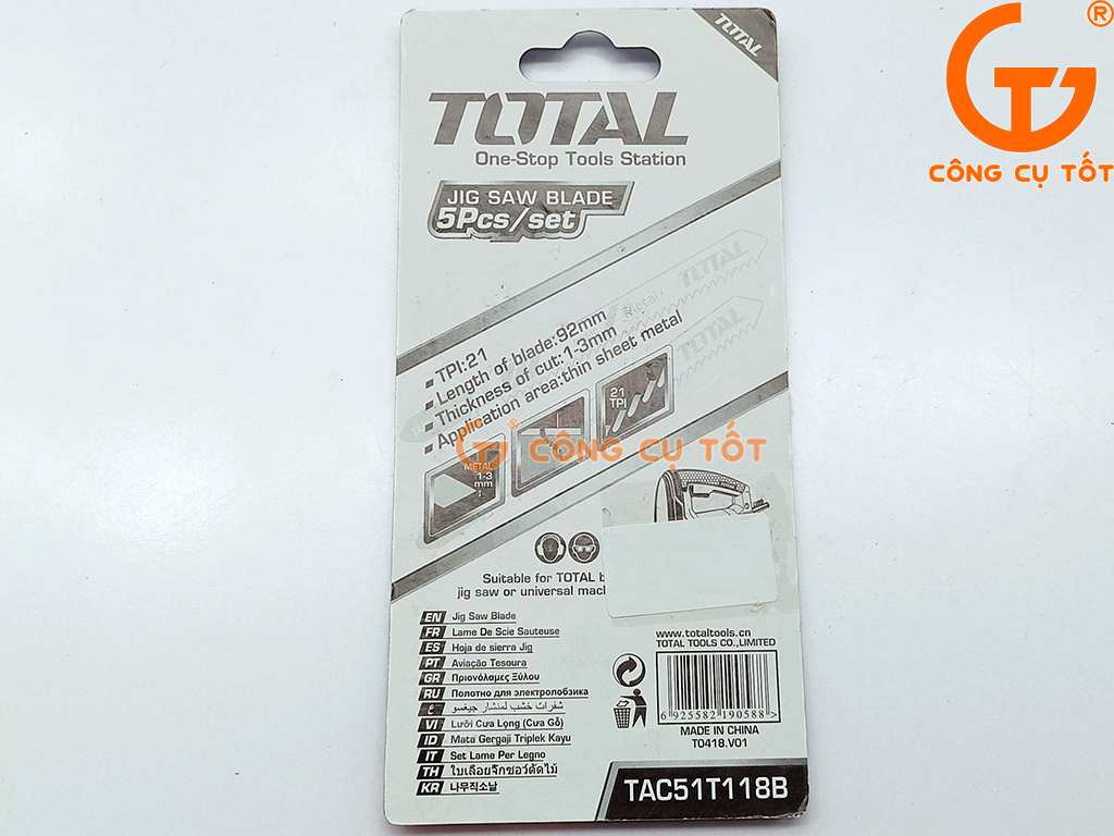 Lưỡi cưa lọng tổng hợp kim loại Total TAC51051
