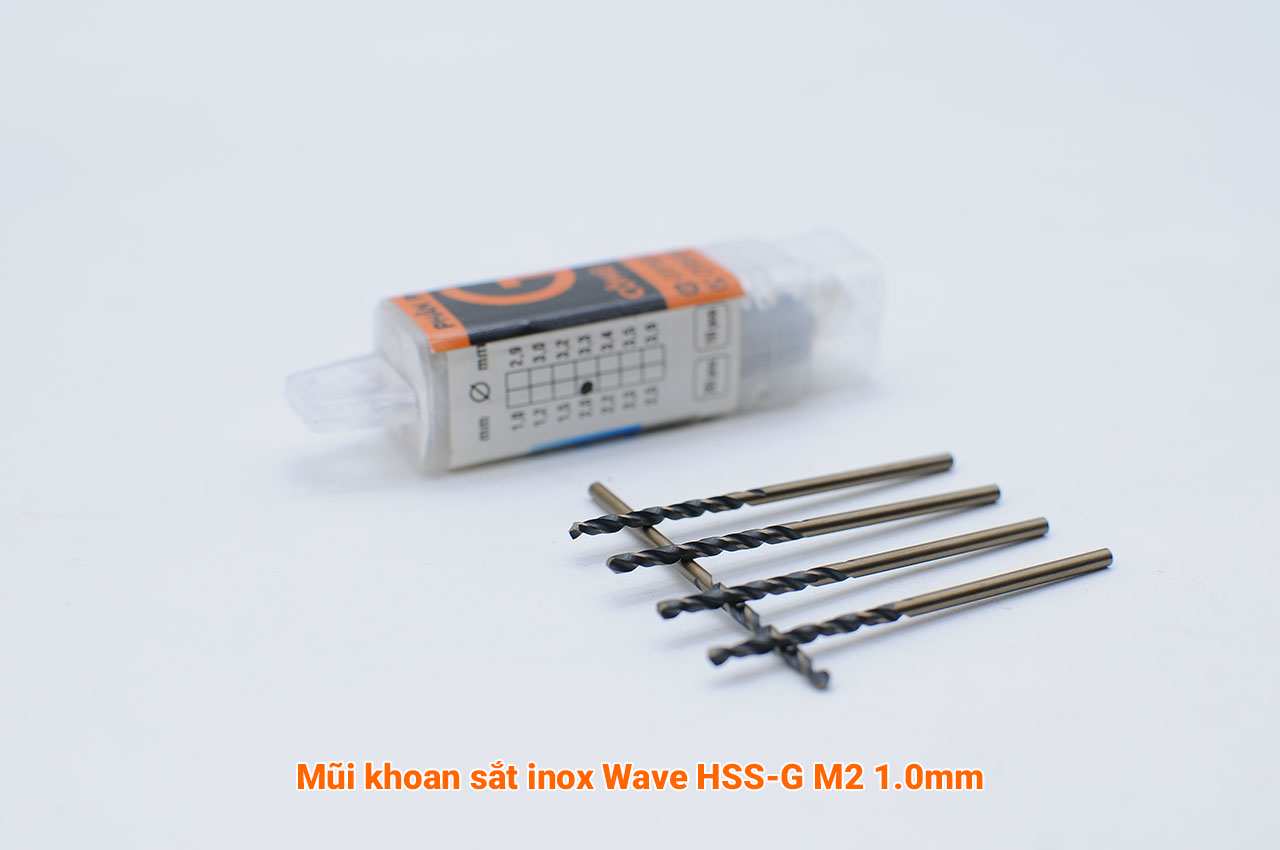 Mũi khoan inox Wave HSS -G M2 1MM