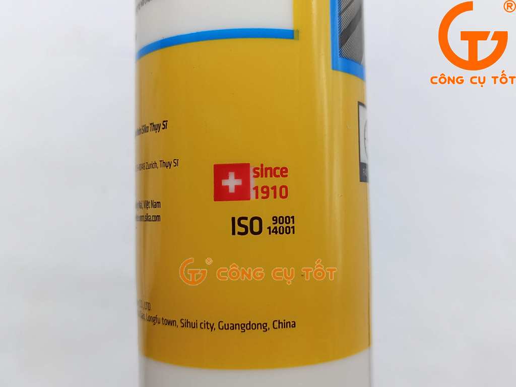 Keo silicone gốc axit SIKASIL 109 ống 300ml màu trắng.