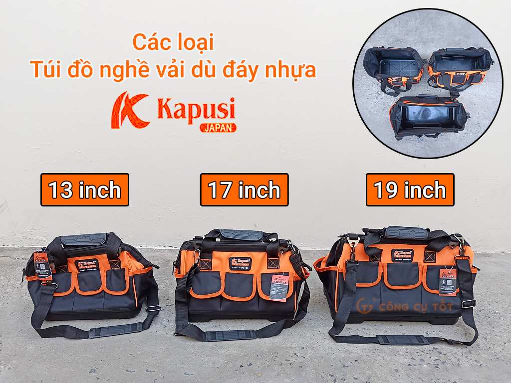 Các loại Túi đựng đồ nghề Kapusi