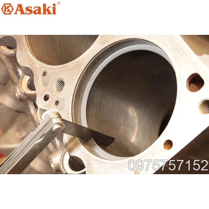 Hình ảnh 2 của mặt hàng Thước lá đo khe hở 150 x 14 Asaki AK-0138