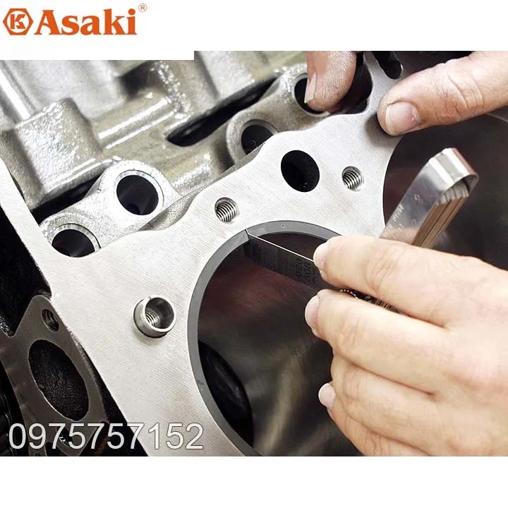 Hình ảnh 3 của mặt hàng Thước lá đo khe hở 200 x 17 Asaki AK-0141