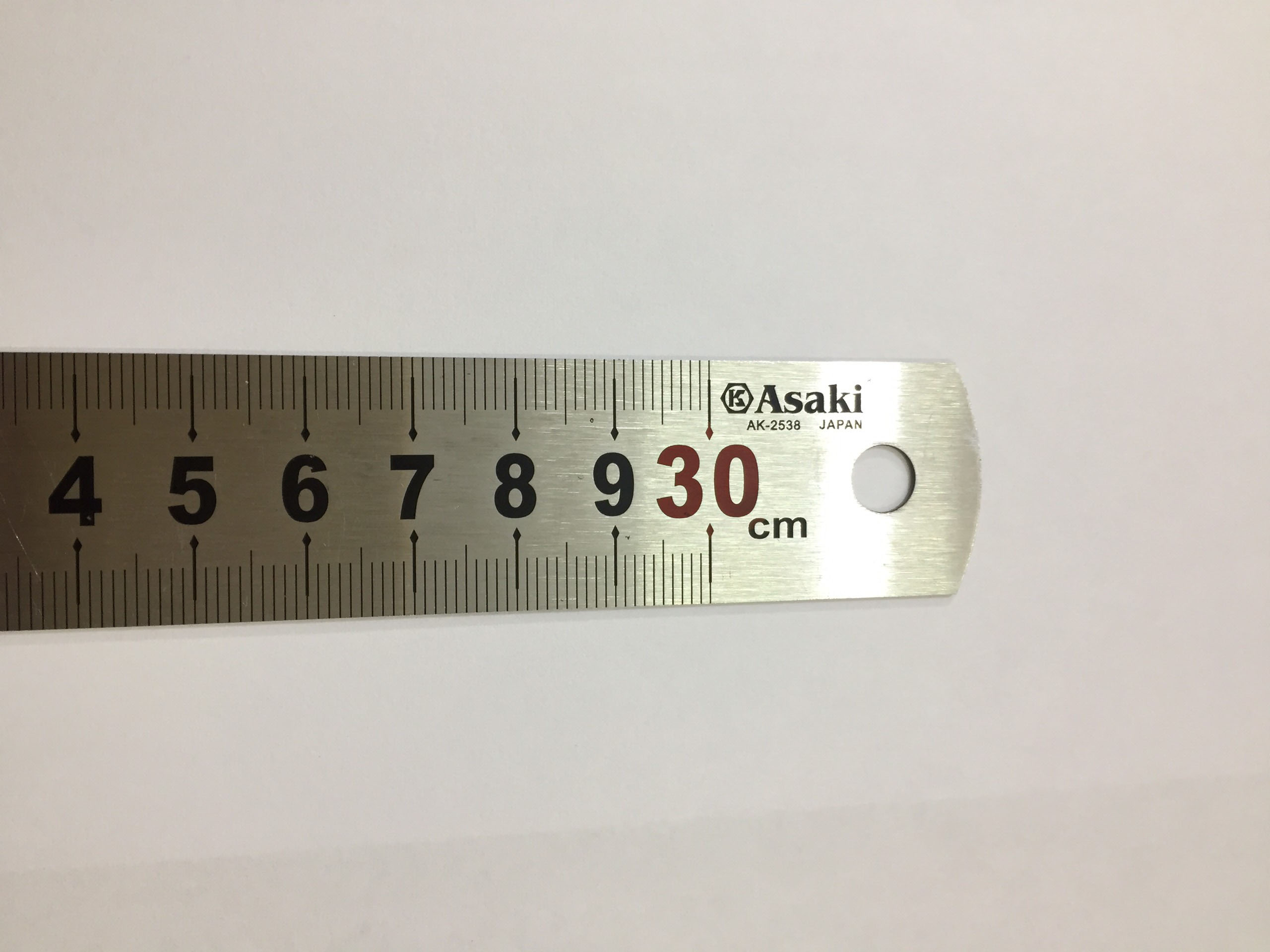 Hình ảnh 10 của mặt hàng Thước lá inox 300mm Asaki AK-2538
