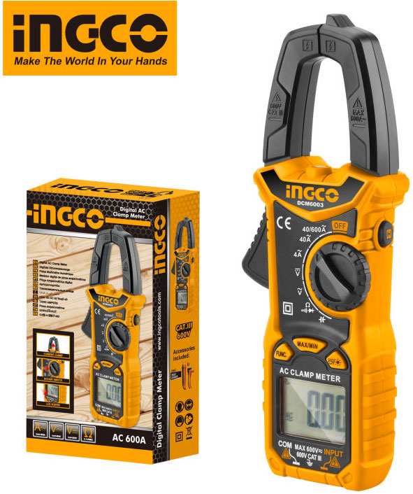 Hình ảnh 1 của mặt hàng Kìm đo AC kỹ thuật số Ingco