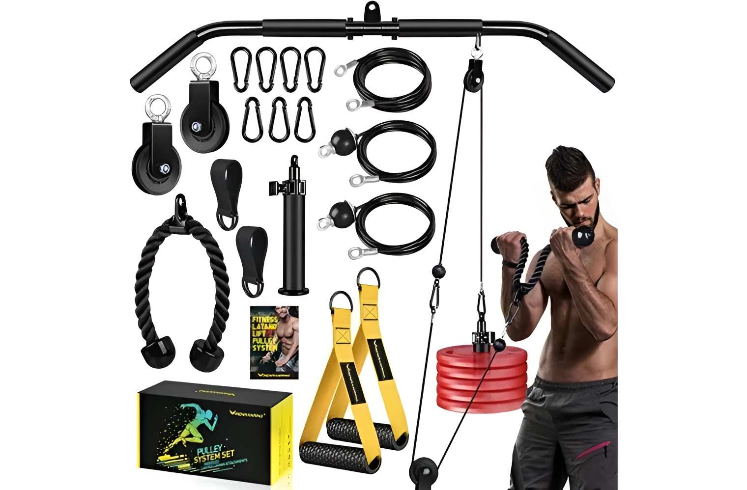 Ròng rọc tốt nhất FITPARNER Weight Cable Pulley System Gym