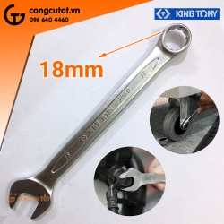Cờ lê vòng miệng 18mm Kingtony 1060-18 thép CrV Đài Loan