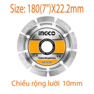 Đĩa cắt gạch khô Ingco DMD011801