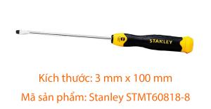 Tua vít dẹp 3MMX100MM Stanley STMT60818-8