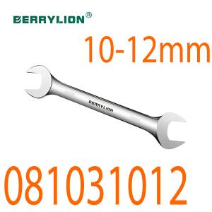 Cờ lê 2 đầu miệng xi bóng 10-12mm Berrylion 081031012