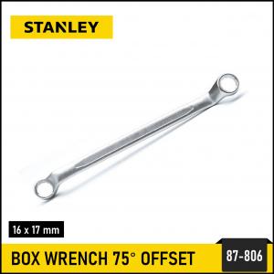 Cờ lê 2 đầu vòng 75° 16x17mm Stanley 87-806-1