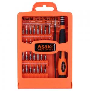 Bộ tua vít sửa điện tử 33 chi tiết Asaki AK-9079