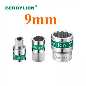 Tuýp đầu bông băng xanh 1/2"- thép CRV 9mm Berrylion 081702009