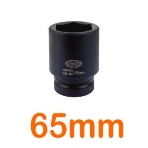 Đầu tuýp đen dài 1" 65mm 6 góc Flank LICOTA