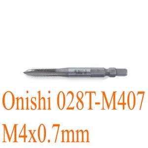 Mũi taro ren M4x0.7mm chuôi lục kiểu Mỹ 70mm Onishi