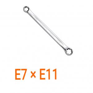 Cờ lê 2 đầu vòng hình sao E7 × E11 LICOTA