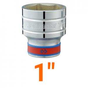 Đầu tuýp ngắn lục giác 1/2"-1" kingtony 433532SR