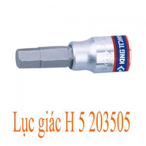 Tube Kingtony 1/4" mũi Lục giác H 5 203505