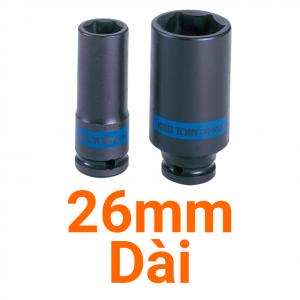 Tube Kingtony 1/2" đen dài 26 443526M