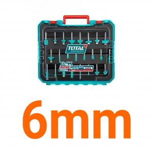 Bộ 24 mũi phay đuôi 6mm Total