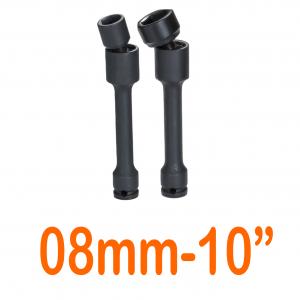 Đầu nối tuýp 3/8" lắc léo 10" 8mm LICOTA