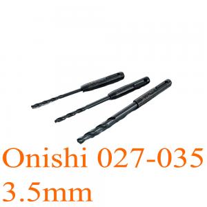 Mũi khoan sắt thép Ø3.5mm chuôi gài 108mm Onishi