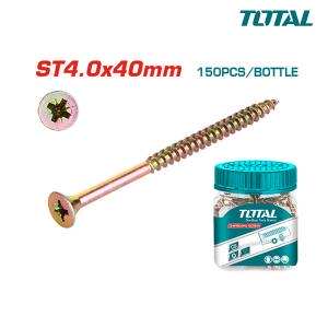 Bộ 150 vít bắt gỗ ST4.0x40mm Total