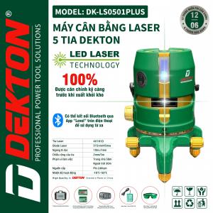 Máy cân bằng laser 5 tia Dekton