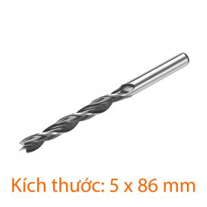 Mũi khoan gỗ 5 x 86 TOLSEN 75602