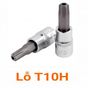 Đầu tuýp 1/4" mũi vít bông có lỗ T10H LICOTA