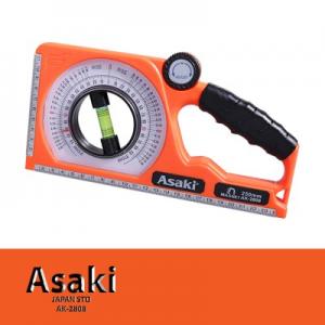 Thước thủy đo độ nghiêng 250 x 134mm Asaki AK-2808