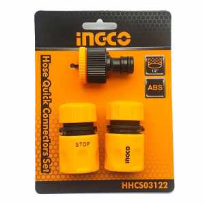 Bộ 3 đầu nối nhanh máy xịt rửa Ingco HHCS03122