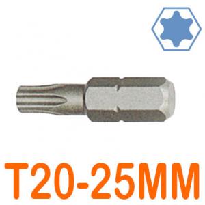 Mũi bắt vít mũi hoa thị T20x25mm LICOTA