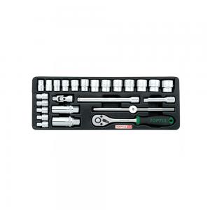Bộ túyp vặn ốc 3/8" 25 chi tiết Toptul