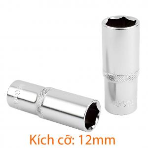 Đầu tuýp dài 1/2" 6 góc Flank 12mm LICOTA