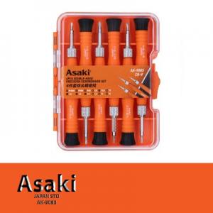Bộ tua vít 2 đầu 6 chi tiết Asaki AK-9083