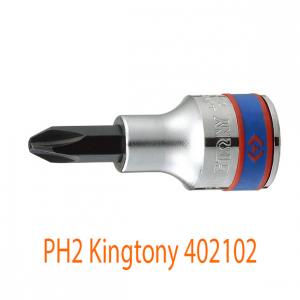 Đầu tuýp 1/2" mũi vít bake PH2 Kingtony 402102