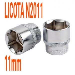 Đầu tuýp 1/4" 6 góc Flank 11mm LICOTA