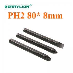 Mũi bắn vít PH2 80* 8mm Berrylion 061002005