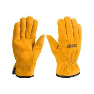 Găng tay vải da Ingco HGVC02