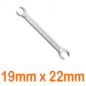 Cờ lê mở ống dầu 19x22mm xi mờ LICOTA