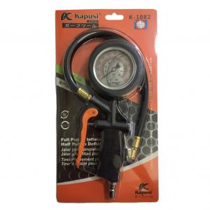 Đồng hồ bơm lốp có dầu 3 chức năng đo - bơm - xả Kapusi K-1082