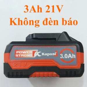 Pin Li-ion 21V 3.0Ah 10 cell Kapusi K-00003